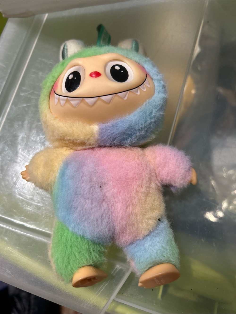 Rainbow Pastel Monster Plush by Rainbow - Multicolor Fur